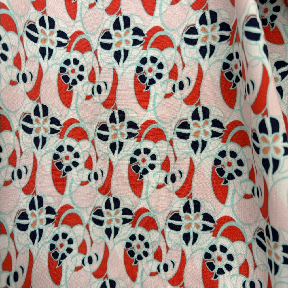 Copper Key Women's Blouse - Red, Black, and White Pattern - Picture 7 of 9